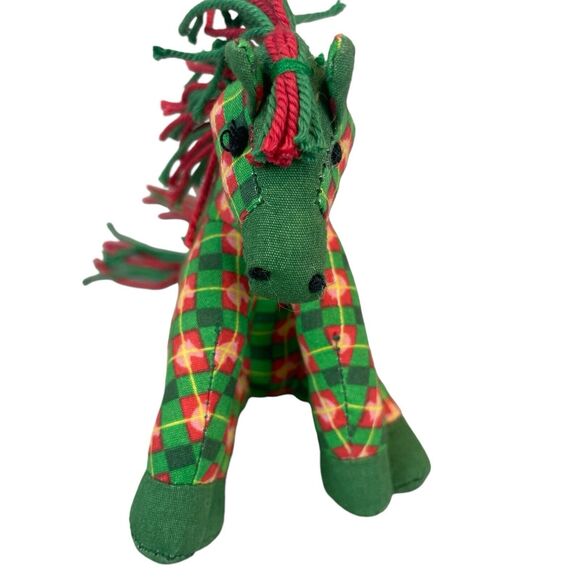 Breyer Mini Horse Plush Ponies on Holiday Tinsel Christmas Horse Stuffed Animal - Picture 3 of 8